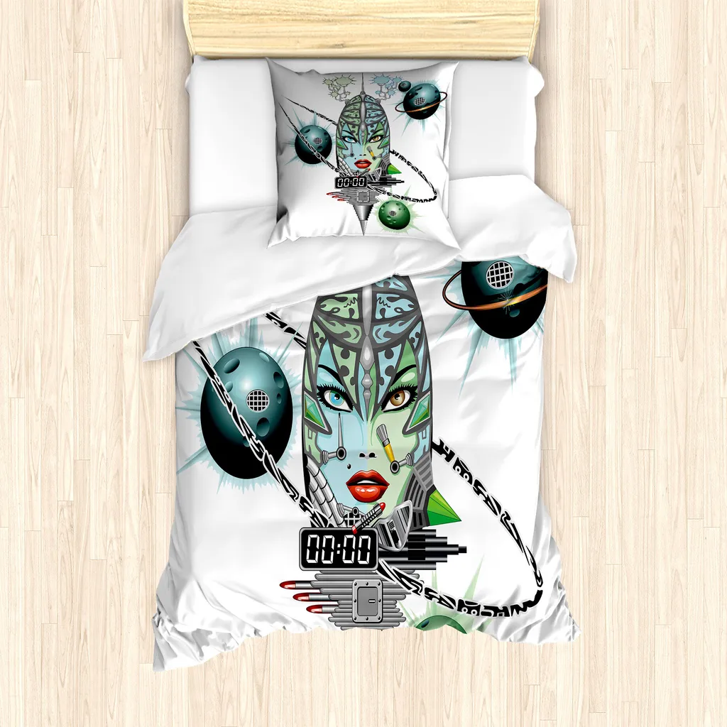 Set Copripiumino Antiacaro ABAKUHAUS 135x200 cm per Allergici