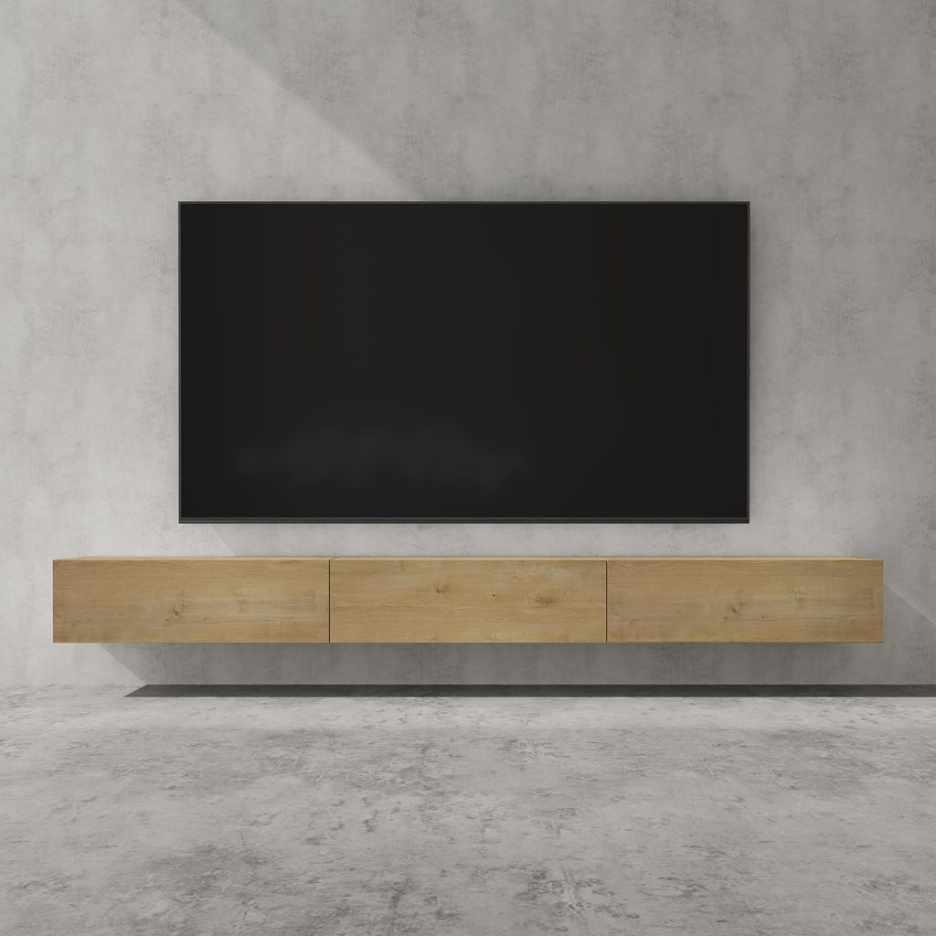 doporro TV Lowboard hängend Fernsehschrank Wohnzimmer | Produktbild 