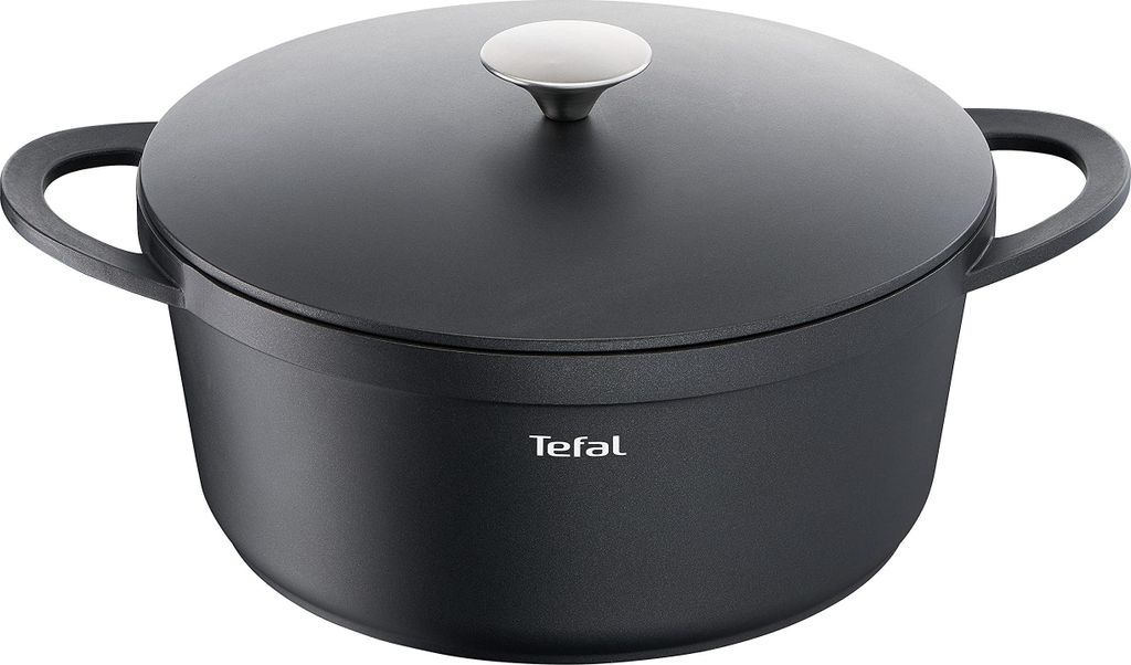 Tefal Trattoria Topf mit Gussdeckel, 28cm, 6,67l, Aluguss Produktbild 