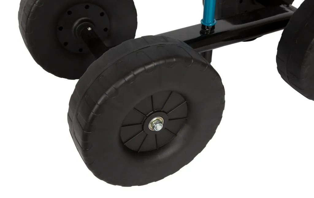 Dites adieu au mal de dos avec cette pelle mécanique à roues bleue Pro - 7