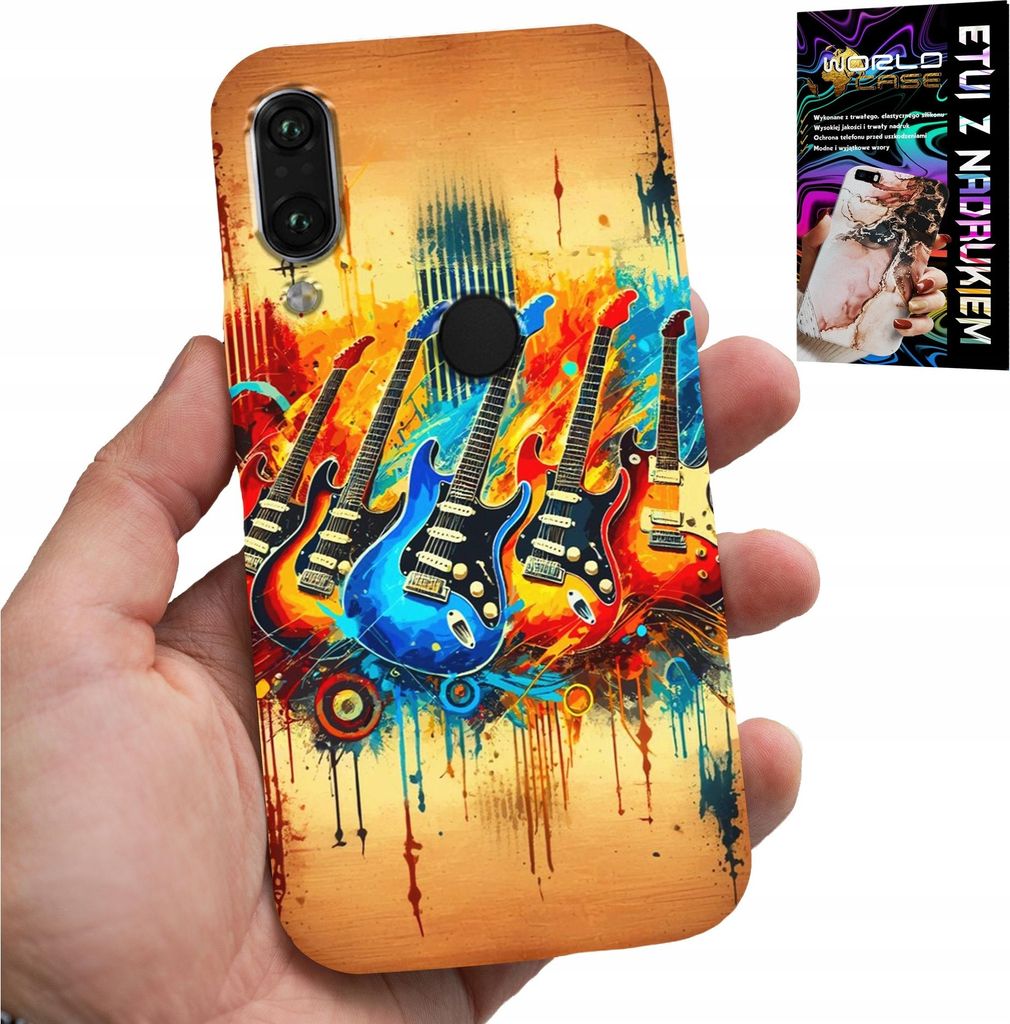 Hülle Für Xiaomi Note 7 - E-Gitarre, Rock And Roll, Metall