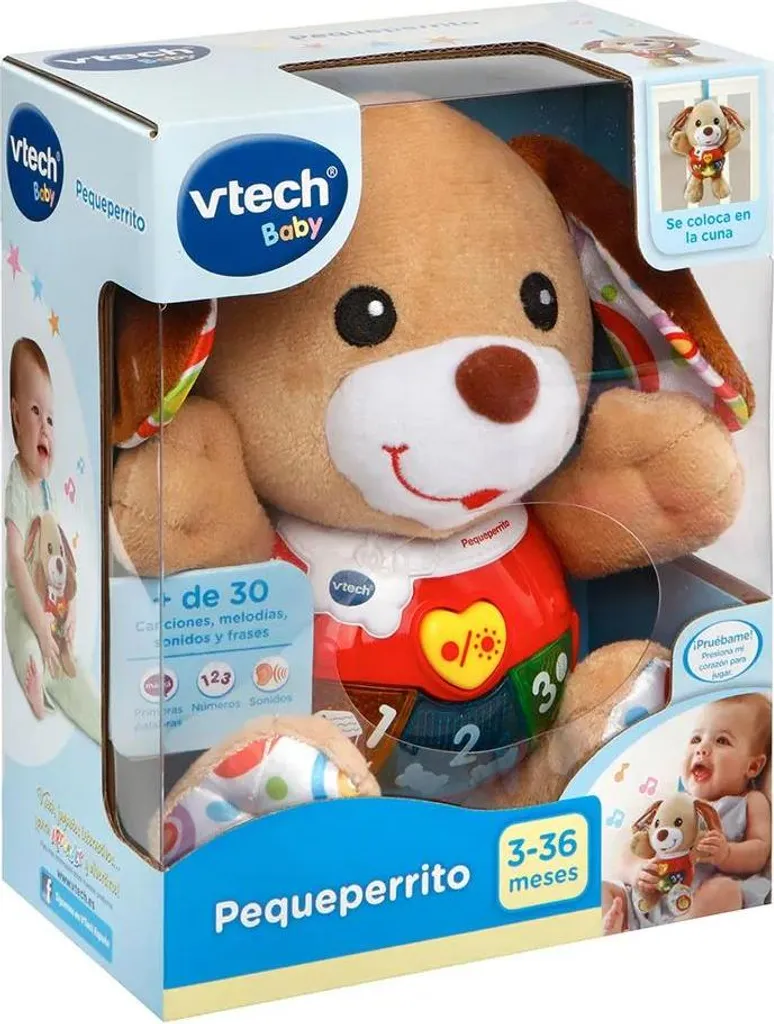 Peluche interactive premier âge VTech avec musiques et sons pour bébé - 8
