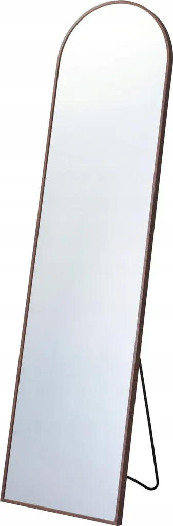 Specchio ad Arco Marrone 40x150 cm - Design Shabby e Legno Naturale