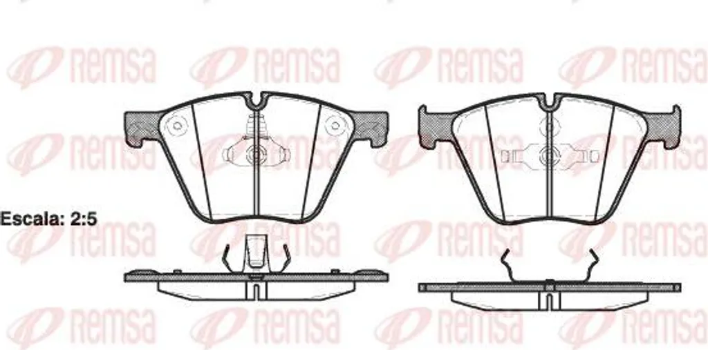 Plaquettes de Frein OE 34116783554 Haute Performance pour BMW X6 et X5