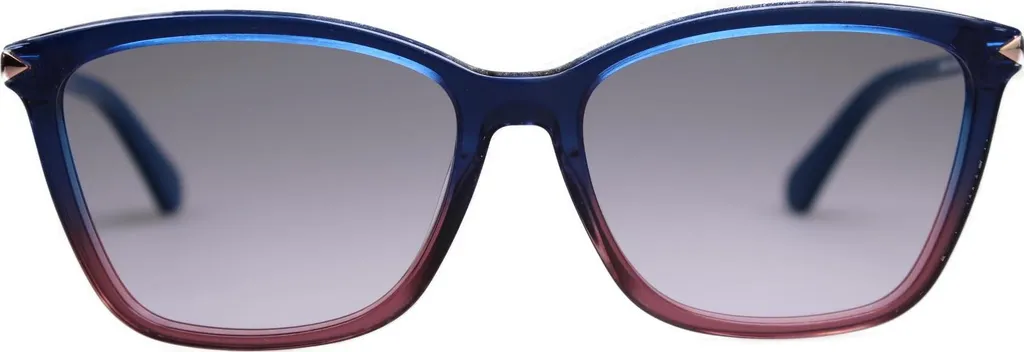 Guess GU2880-092 lunettes de vue en acétate bleu avec branches fines