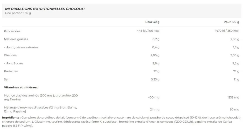 Protéine de Nuit 100% Casein Complex Scitec 5kg - Idéal Récupération - 2