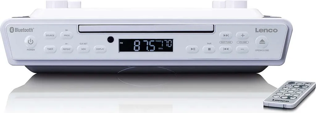 Radio de cuisine Lenco KCR-150WH : Musique et Minuteur pour votre Cuisine