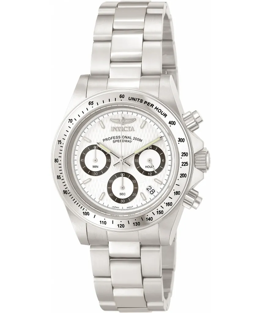 Montre pour Homme Invicta Speedway Chronographe Quartz en Acier Inoxydable