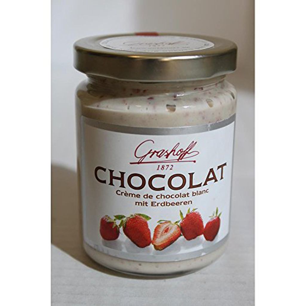 Grashoff Chocolat Blanc s jahodami z bielej čokolády 250ml Obrázok produktu 