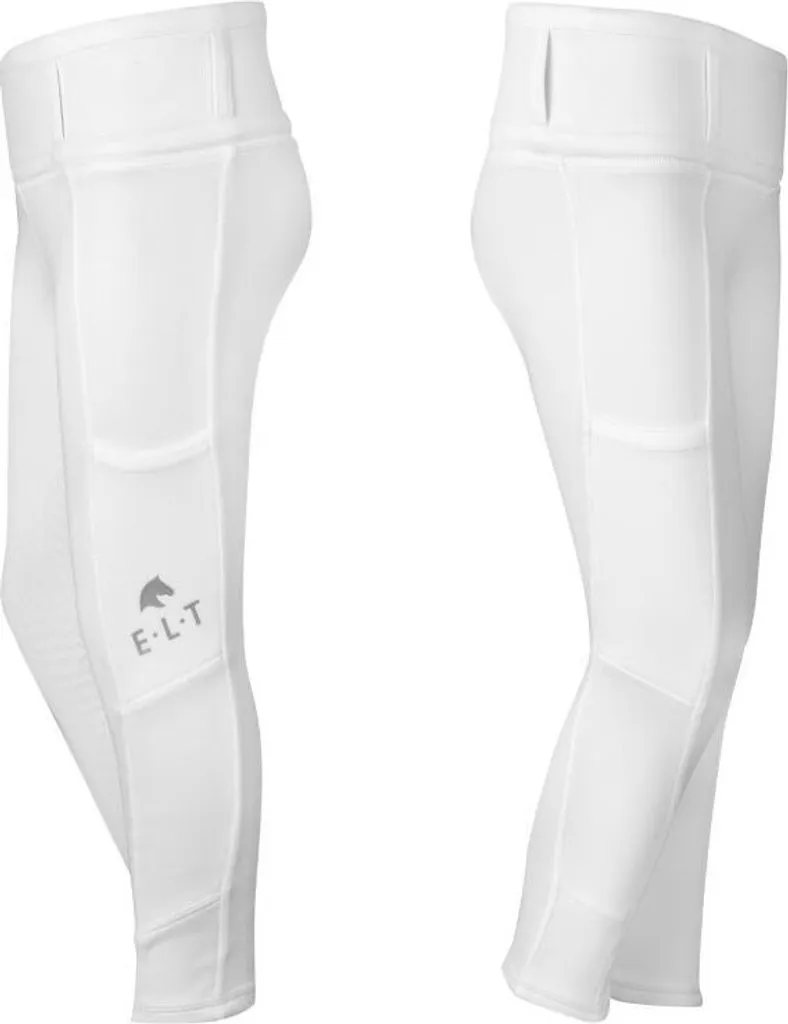 Legging d'équitation E.L.T Ella Blanc avec Full-Grip en Silicone 116
