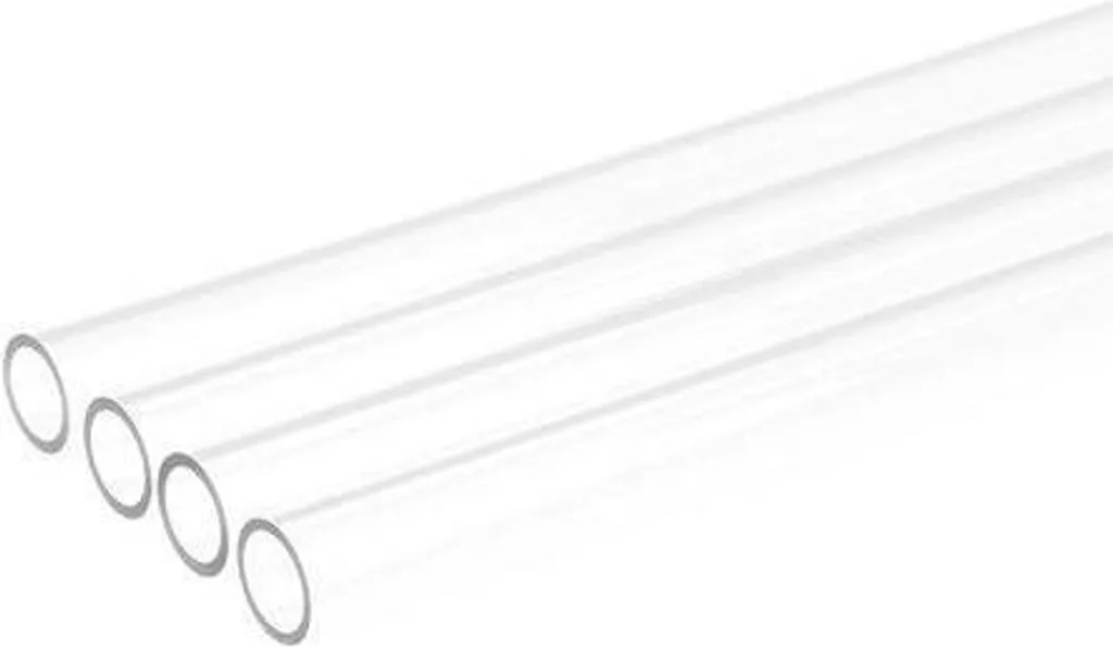 Tube Rigide 13/10mm pour Watercooling PC en Acrylique Transparent 80cm
