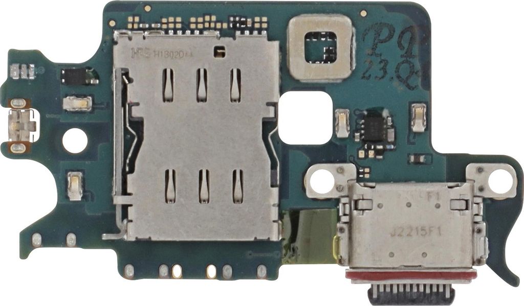 Clappio, USB-C Ladeanschluss mit SIM-Slot für Galaxy S22, Grün