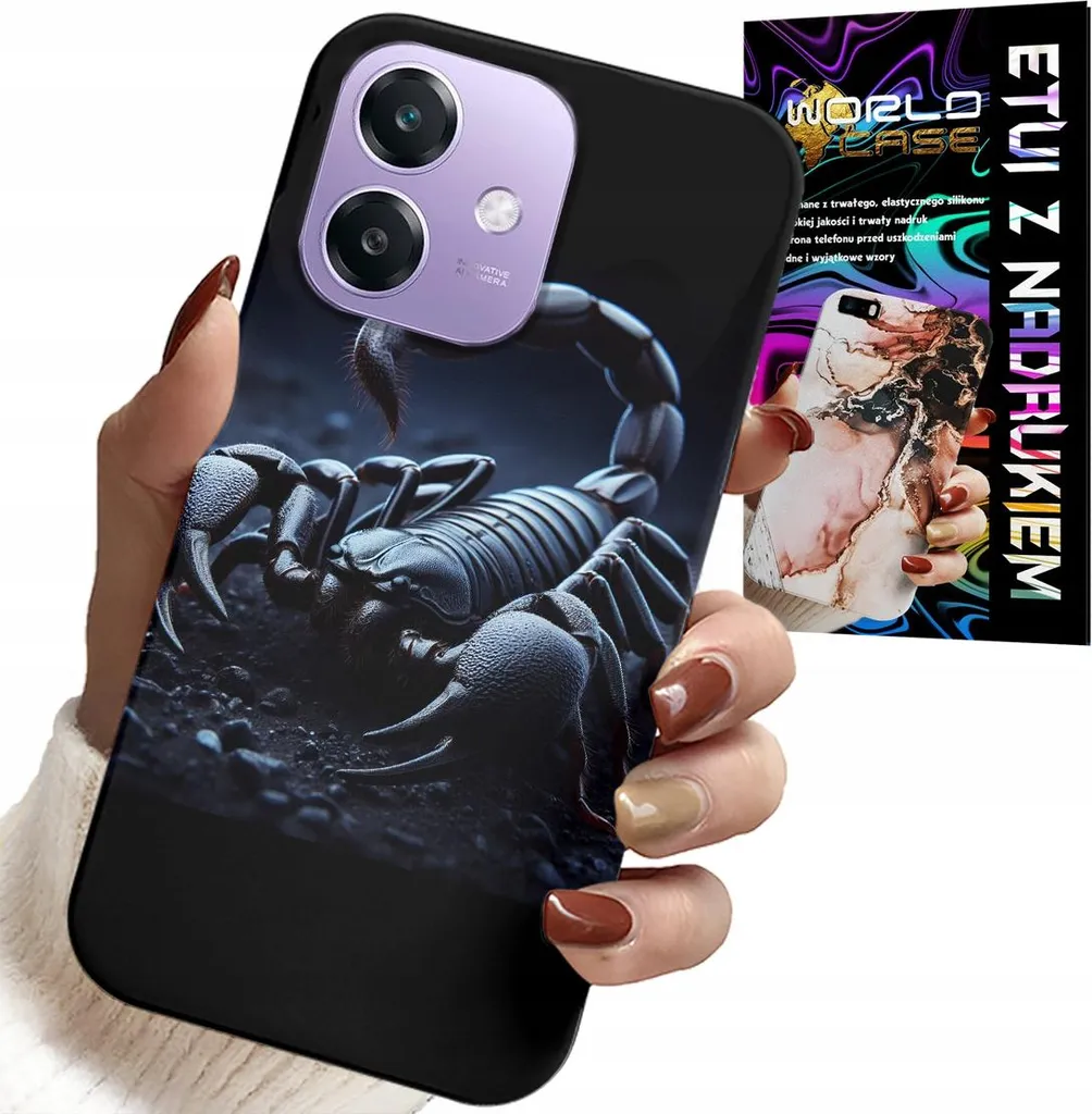 Custodia per Oppo A60 5G - Scorpio, Scorpions + Pellicola idrogel