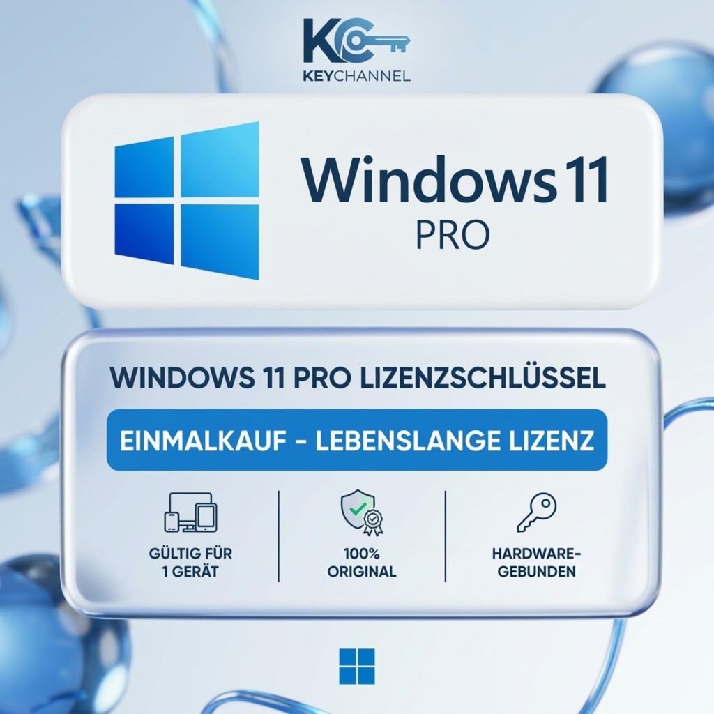 Microsoft Windows 11 Pro - Vollversion | Dauerlizenz | Produktbild 