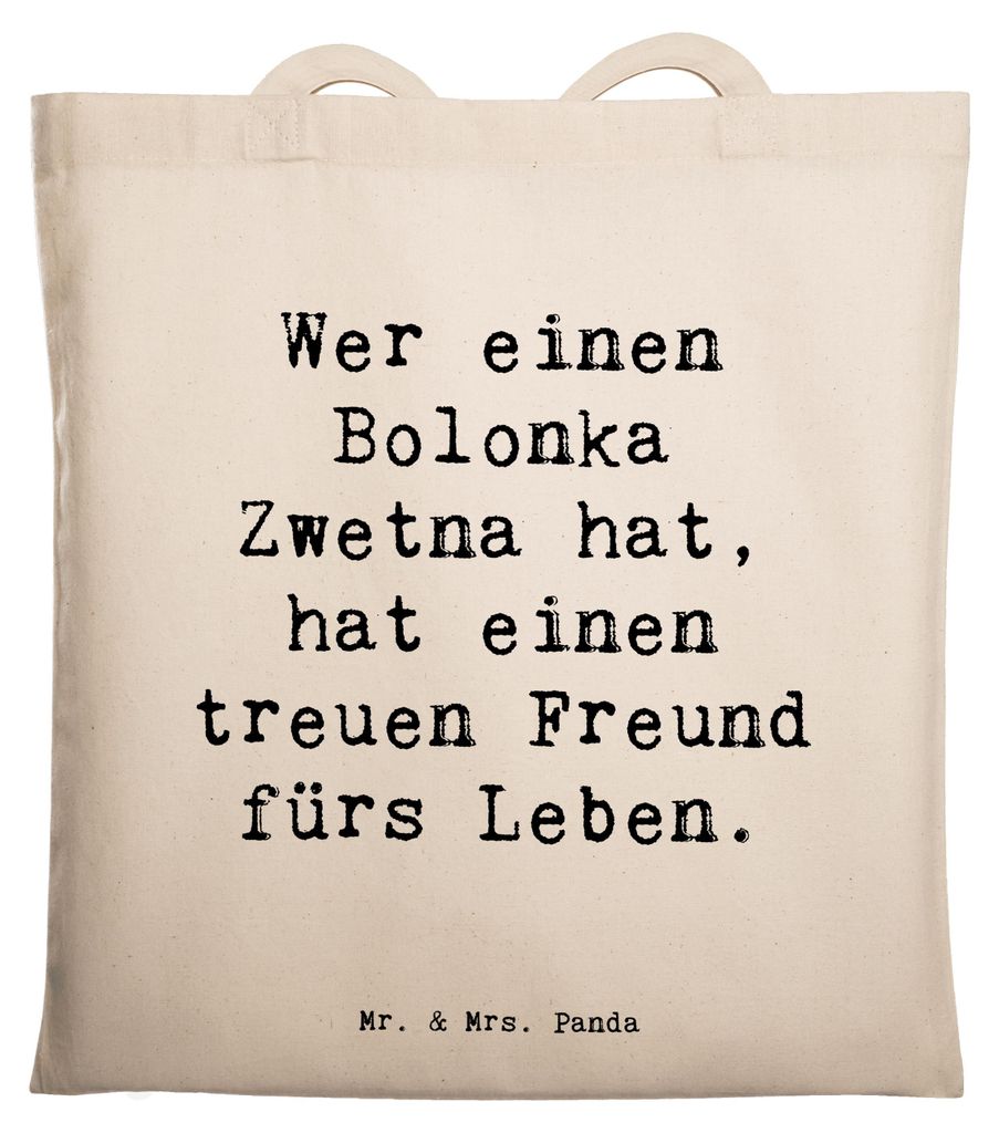 Mr. & Mrs. Panda Jutebeutel Spruch Bolonka Zwetna - Transparent - Geschenk, Shopping Tasche, Freundschaft, Baumwolltasche, Schultasche, Hundeliebha...