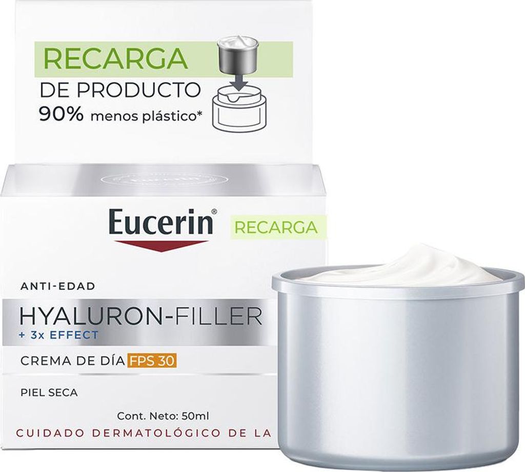 Eucerin Hyaluron-Filler +3x Effect Tagescreme SPF30 Nachfüllung 50ml
