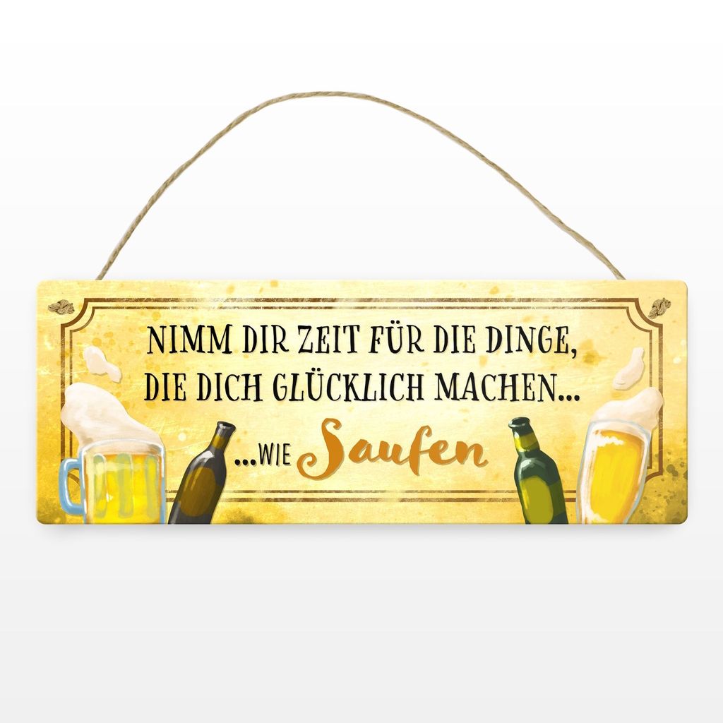 Metallschild mit Spruch Nimm dir Zeit zu Kaufland.de