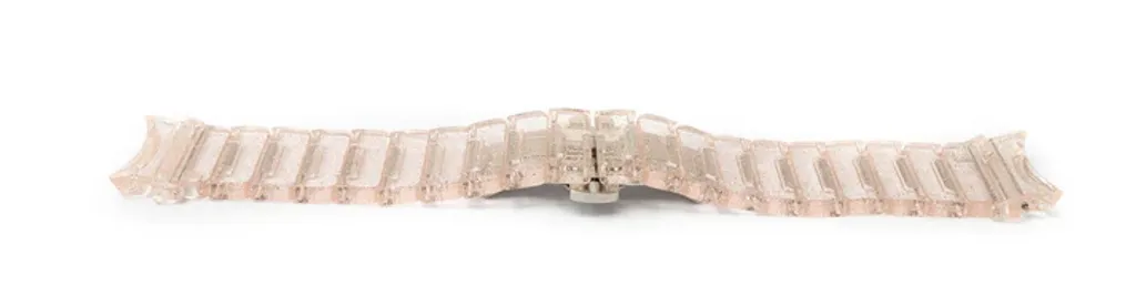 Bracciale SYSTEM-S PC 20mm Rosa Glitter per Galaxy Watch 5/4 - Qualità - 3