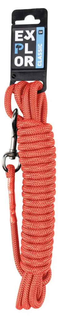 Laisse anti-nœud pour rappel chien Duvo+ Classic rouge 5 m / 8 mm