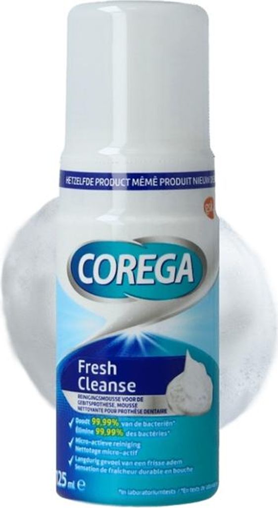 Corega Fresh Cleanse Mousse 125 ml Produktbild 