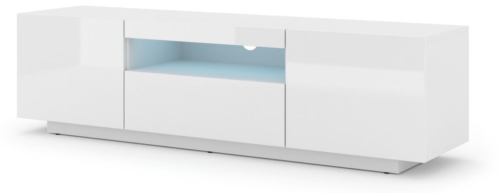 Mobile TV basso Aura 150 cm Base universale sospesa o in Immagine del prodotto 