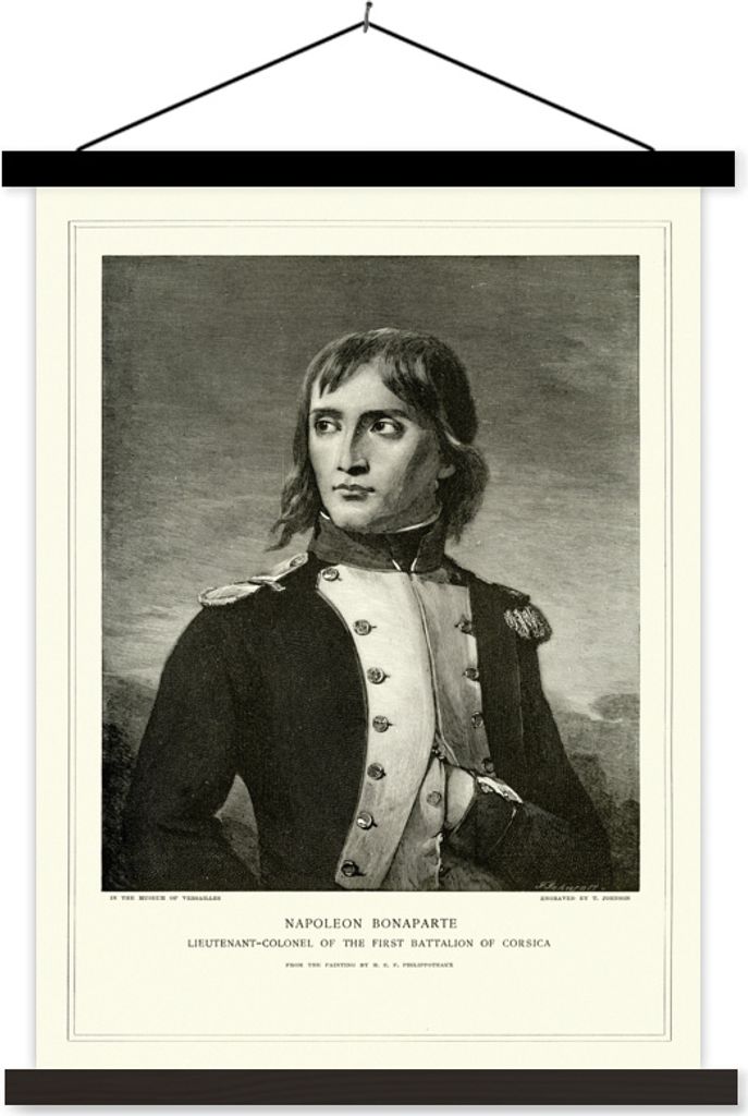 MuchoWow® Textilposter Antike Illustration von Napoleon Produktbild 