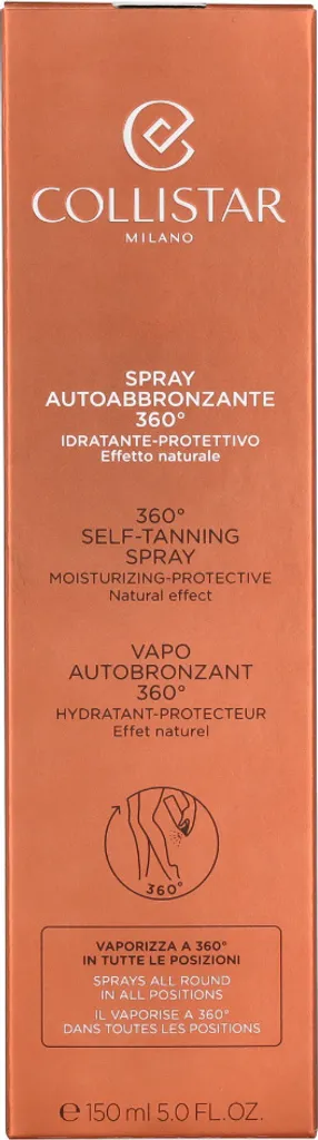 Collistar Spray Autoabbronzante 360° 150ml: Addio Macchie e Schiena Bianca - 8