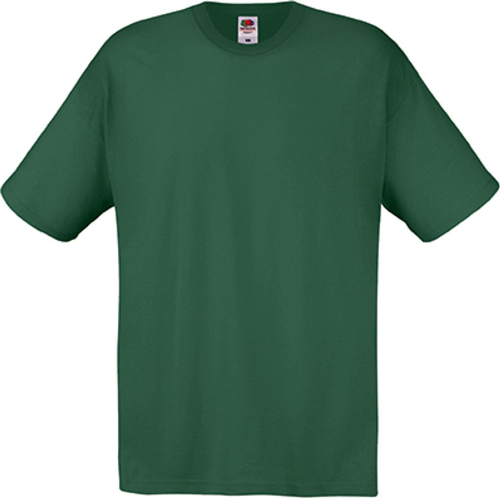 Fruit of the Loom - Kids Original Tee - Bottle Green - 140