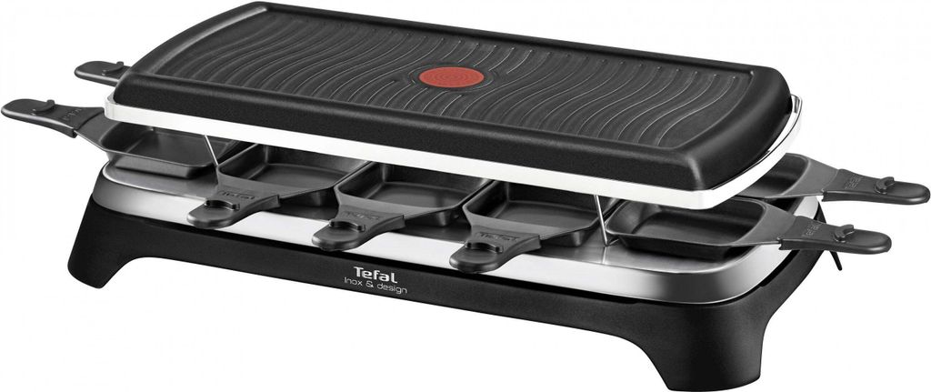 Tefal Raclette Grill 10 czarny RE4588 Zdjęcie produktu 