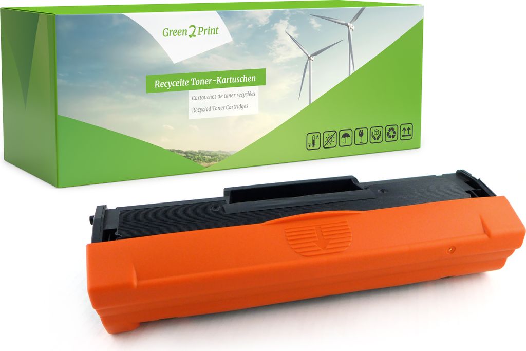 Green2Print Toner schwarz 1000 Seiten ersetzt Samsung MLT-D111S/ELS, 111S passend für Samsung SL-M2026W, Xpress M2020W, M2020, M2021W, M2021, M202...