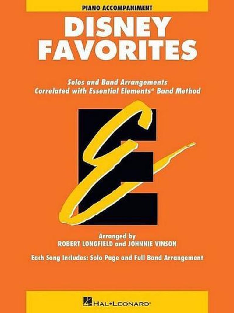 Essential Elements Disney Favorites for Piano Accompaniment