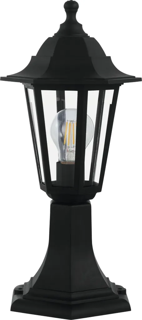 Stock Eglo 33779 DUANERA Lampada Piedistallo Esterni E27 IP44 Nero