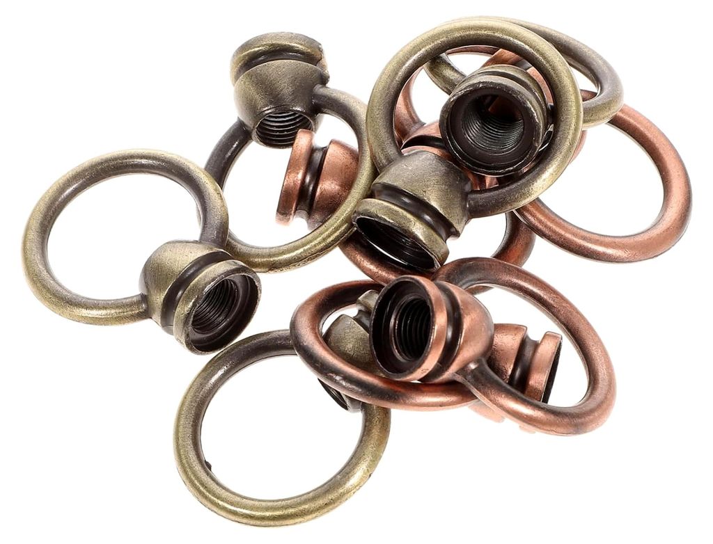 10 Stück wetterfeste Metallösen zum Aufhängen von Hängeleuchten mit hoher Tragfähigkeit für Küche und Garage