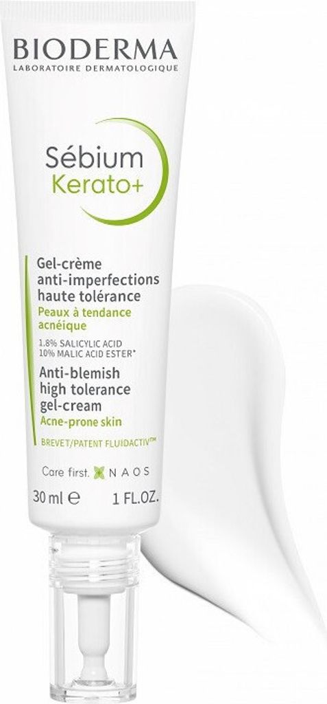 Bioderma Sebium Kerato+ gel-krm proti akn, 30 ml - Obrázek produktu 