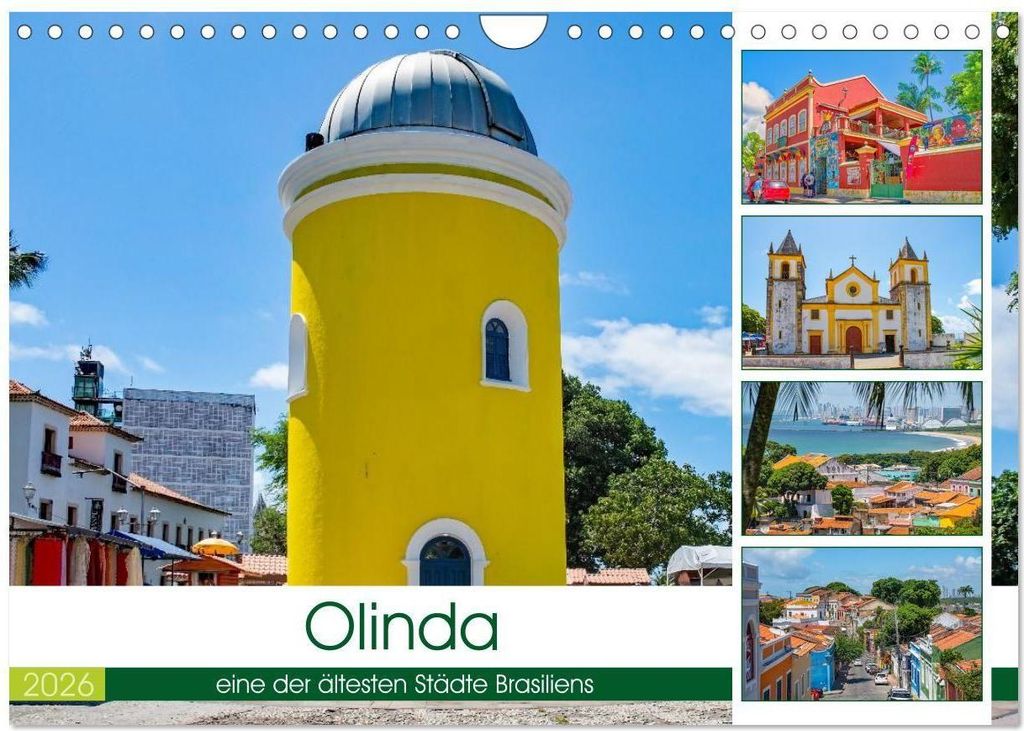 Olinda - eine der ältesten StädteRecifes (Wandkalender 2026 DIN A4 quer), CALVENDO Monatskalender