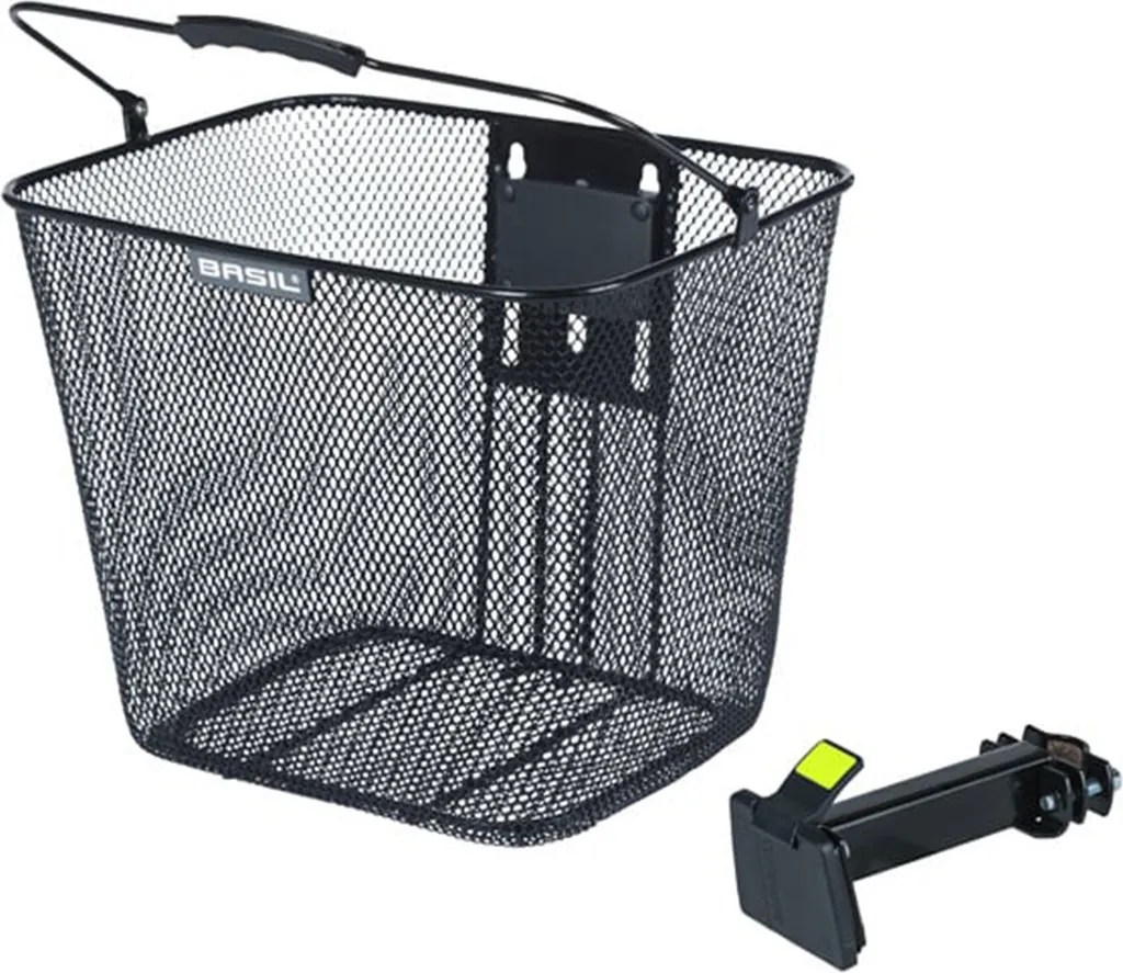 Panier vélo avant Basil Bilbao 10L anti-vibration avec support stable