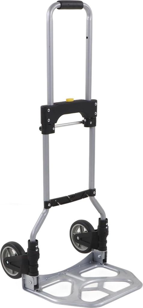 Schwere Handkar 70kg Tragfähigkeit | Klappbarer Trolley mit 2 Rädern | Leichter Transportwagen für Einkaufen, Camping, Angeln - Tragwagen für R...