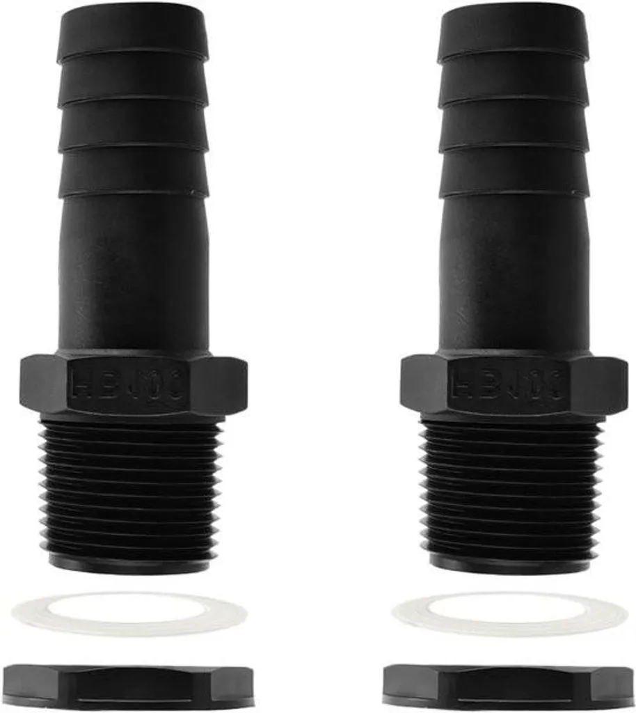 Kit Raccordement Citerne 2 Pouces pour Récupérateur Eau avec Joint Inclus