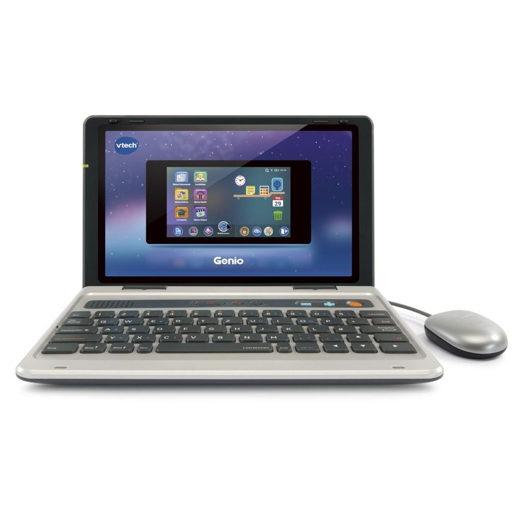 VTech Vtech Genio Lernlaptop, Lerncomputer (silber)