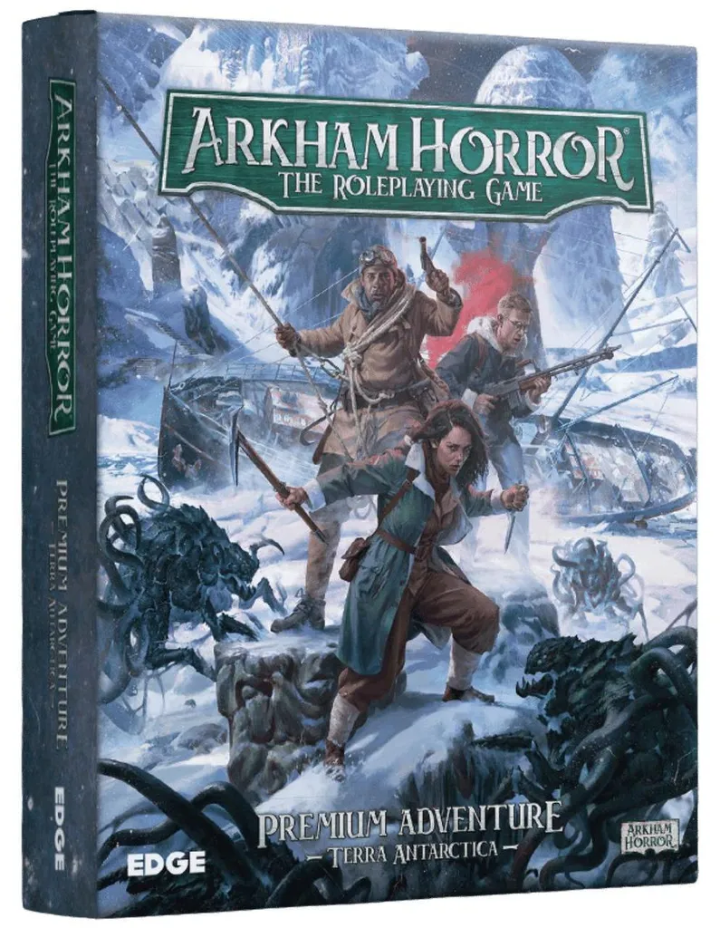 Jeu de rôle Arkham Horror Terra Antarctica grande campagne en boîte