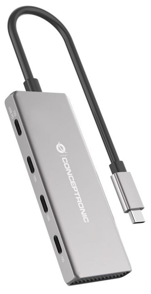 Conceptronic HUBBIES16G 4-Port USB 3.2 Gen-2 Hub, 10Gbps