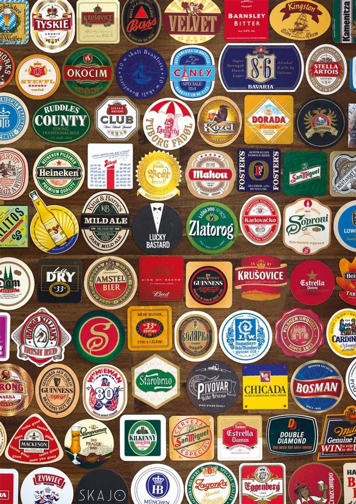 PIATNIK 551741 - PUZZLE 1000 T. Bierdeckel