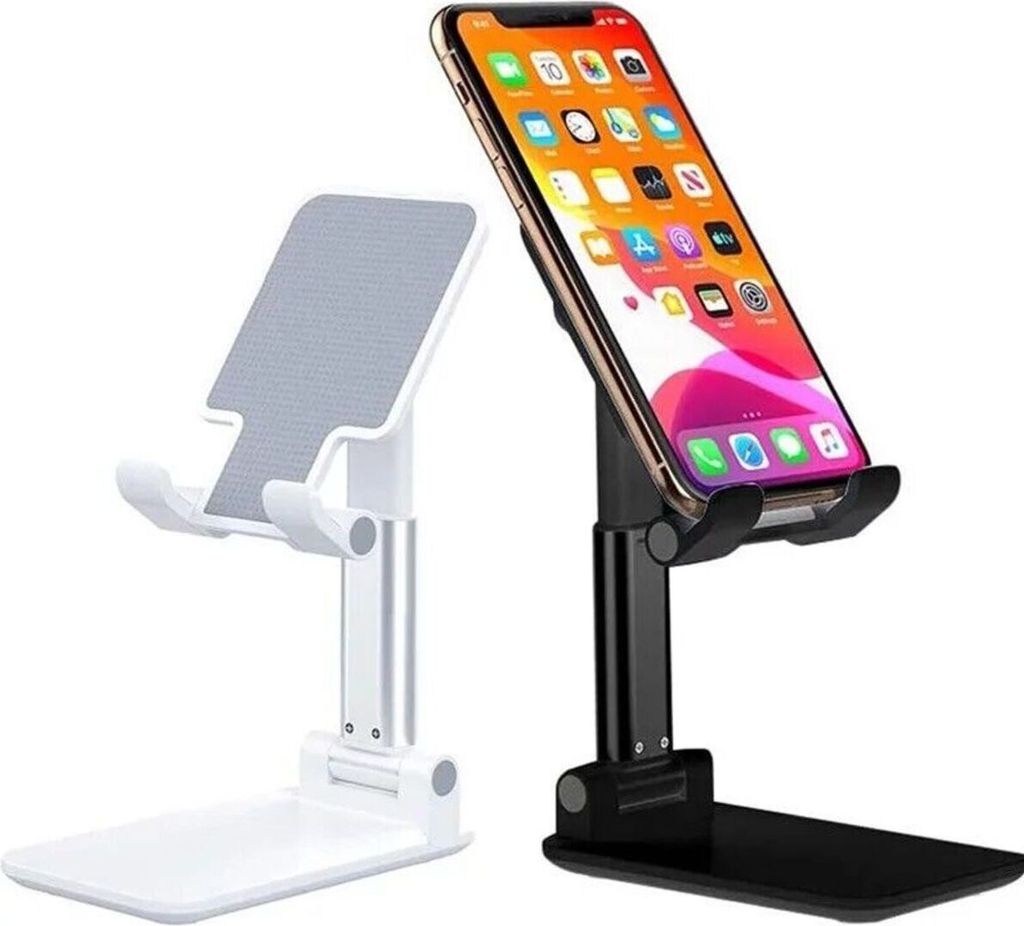 Handy Halterung Universal Smartphone Halter klappbar für Bürotisch Küche Reise