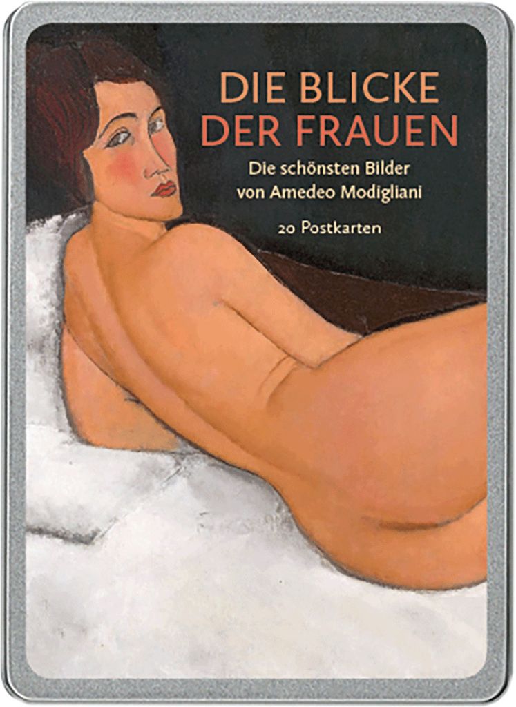 Postkarten-Set Die Blicke der Frauen. Die schönsten Bilder von Amedeo Modigliani.