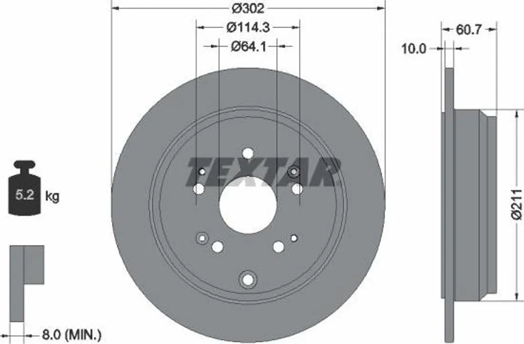 Remplacement disque de frein arrière CR-V avec TEXTAR 92227203