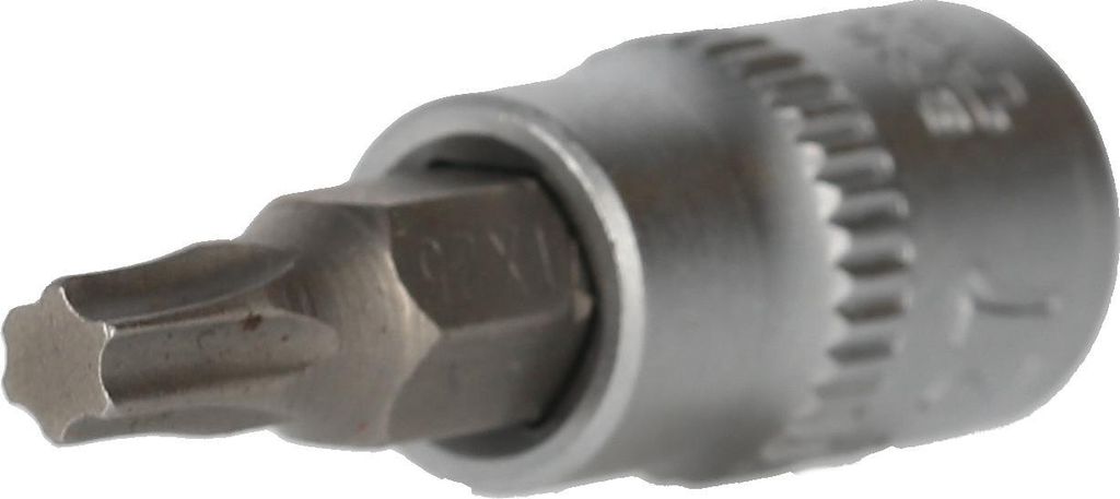 Brilliant Tools 1/4 TX-Bit-Stecknuss, mit Stirnlochbohrung, TB27