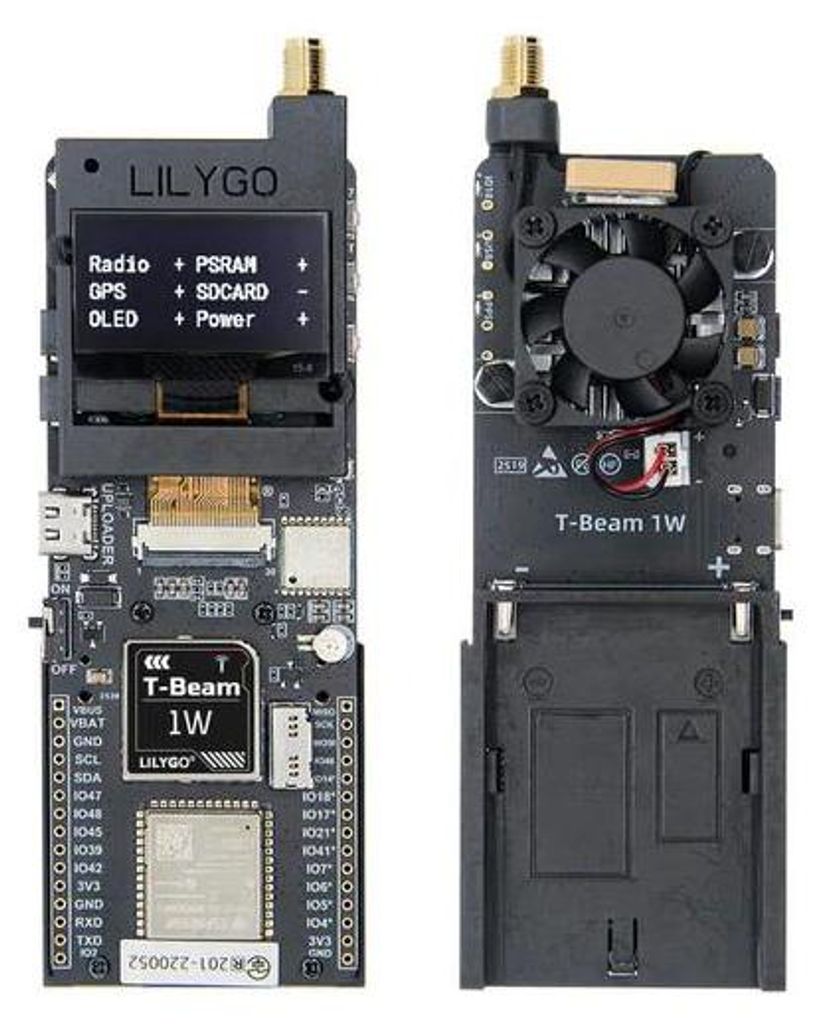 LILYGO T-Beam 1W ESP32-S3, LoRa SX1262 868MHz, GPS, OLED Produktbild 