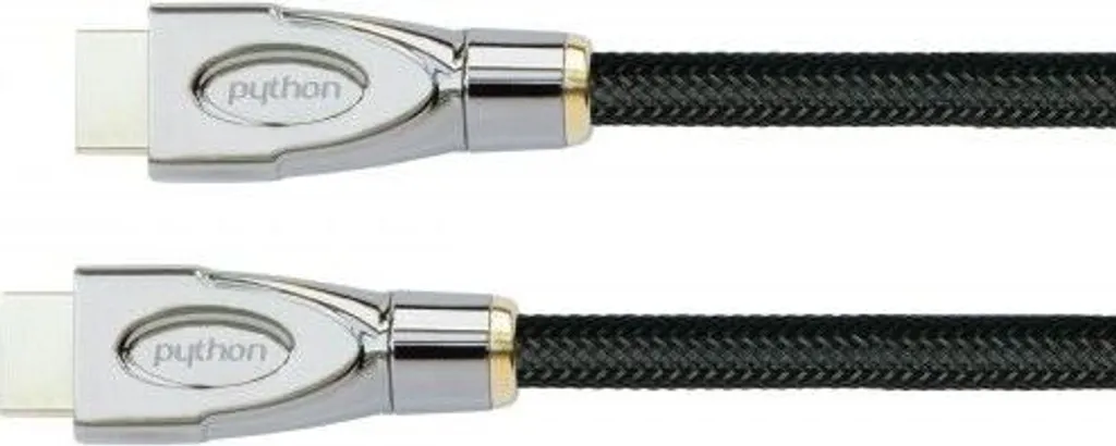 Python GC-M0253 Python HDMI« 2.1 Kabel 8K UHD-2 Nylongeflecht schwarz 1,5m - 2
