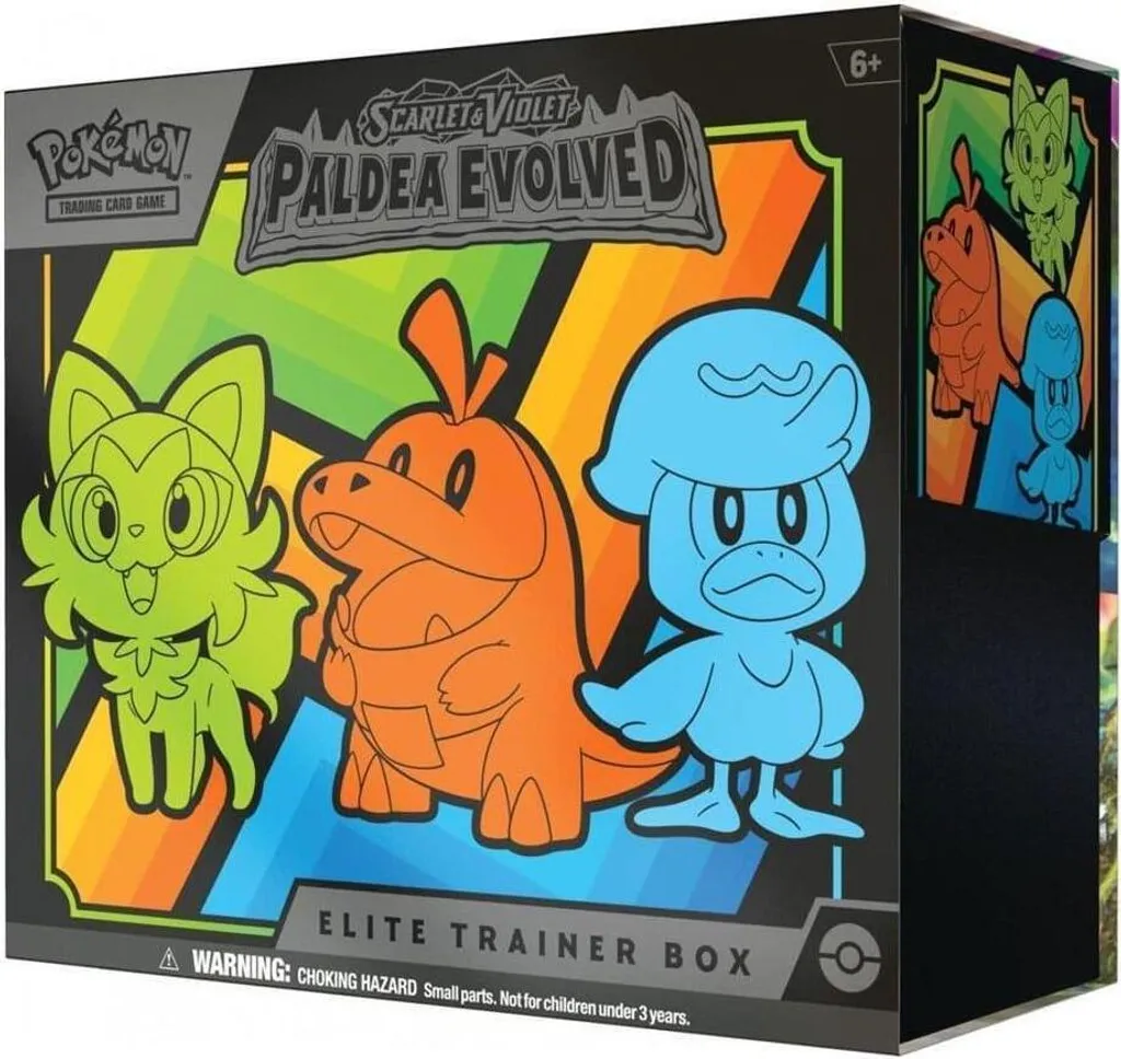 Coffret Dresseur Élite Pokémon Paldea Evolved avec 9 Boosters et Accessoires - 2