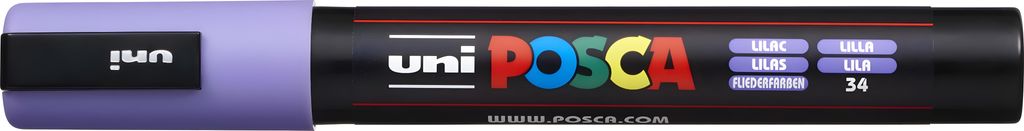 Popisovač uni POSCA PC-5M lilavý